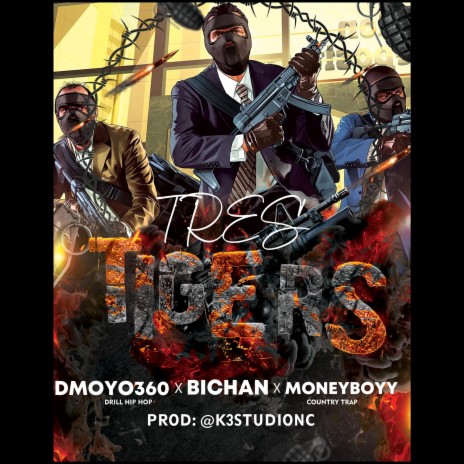 3 Tigers ft. MoneyBoyy & Bichan | Boomplay Music