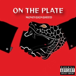 On the plate