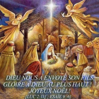 Dieu nous a envoyé son fils. Gloire à dieu au plus haut ! joyeux noël! [Luc 2:11] ; [Esaïe 9:6].