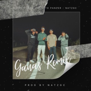 Ganas (Remix) ft. NatzGC, Visho & JOTAA lyrics | Boomplay Music