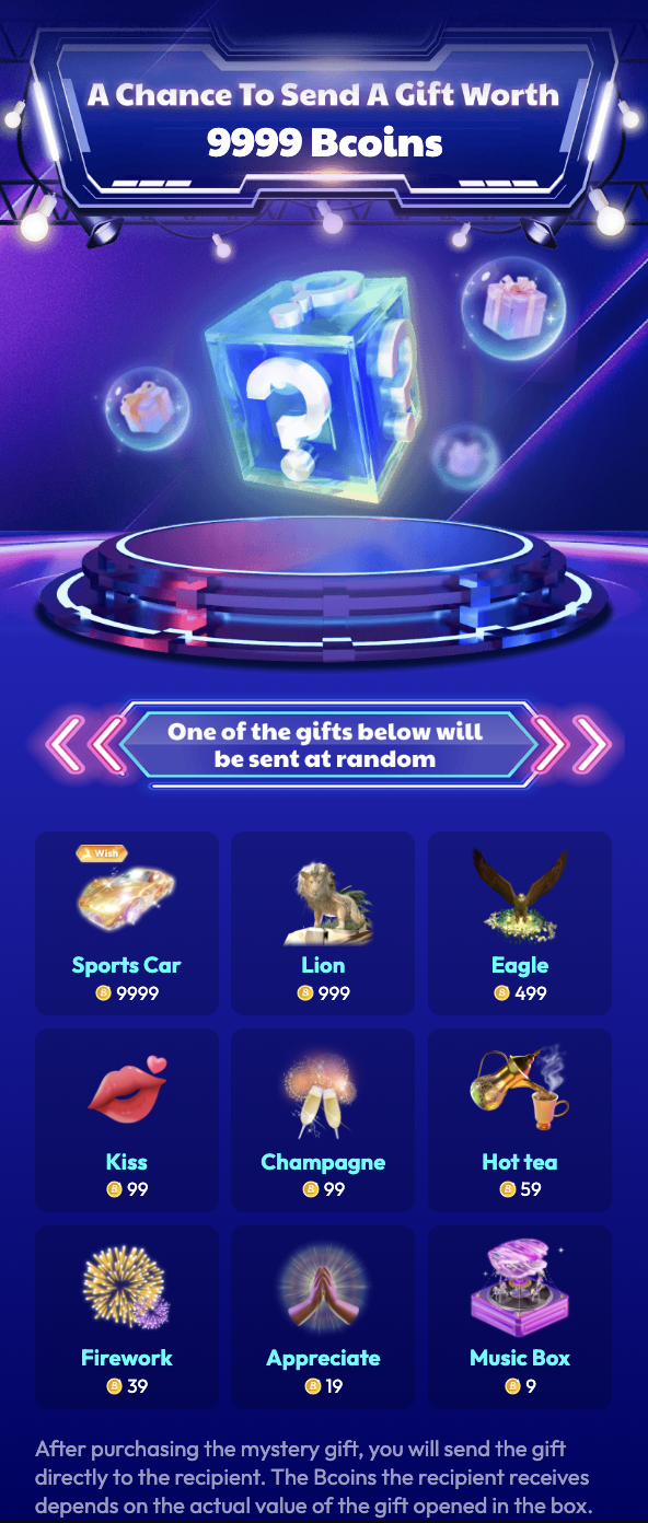 New Feature 'Mystery Gift' Is Online!