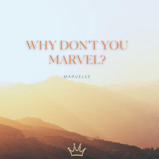 Why don't you marvel?