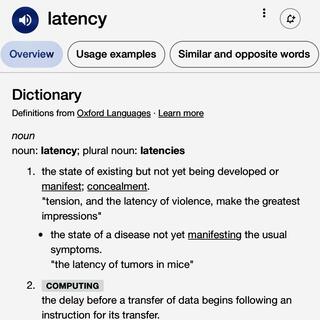 LATENCY