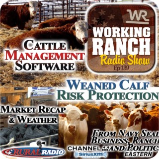 Ep 139: Topics:  Cattle Management Software, New Insurance Option for Weaned Calves, Markets & Weather