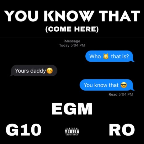 You Know That ft. EGM RO | Boomplay Music