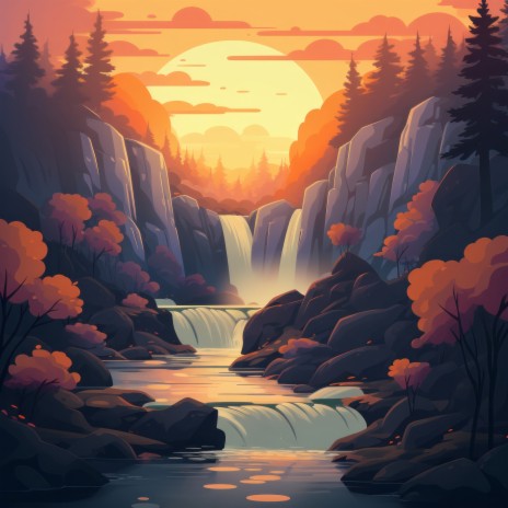 The Waterfall's Tranquil Escape | Boomplay Music