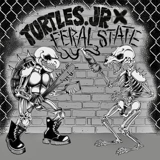 Split Album Turtles Jr X Feral State (Live)