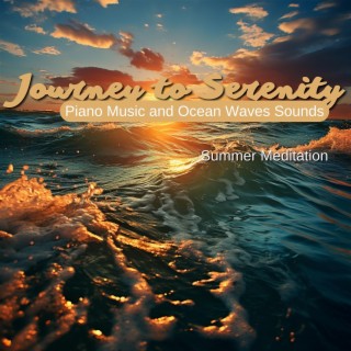 Journey to Serenity: Piano Music and Ocean Waves Sounds