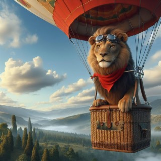 Lion Goes on a Balloon Ride