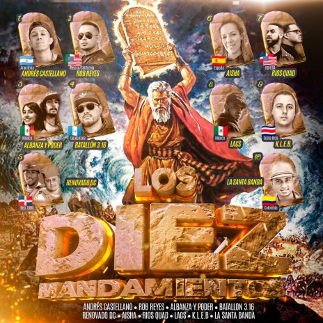 Diez Mandamientos ft. K.L.E.B., Lacs, La Santa Banda, Aisha & Rob Reyes | Boomplay Music