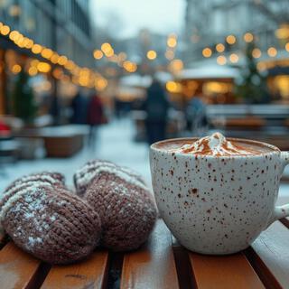 Snowy Winter Night in Cozy Coffee Shop: Smooth Jazz Music to Relax, Study, Work