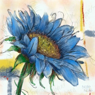 Blue Sunflowers