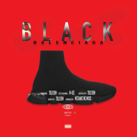 Black balenciaga ft. M-Gee | Boomplay Music