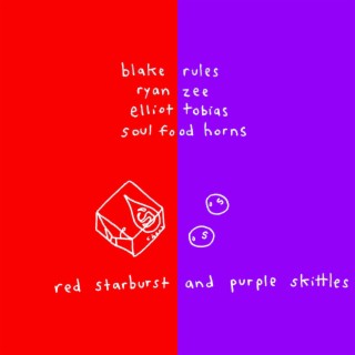 Red Starburst and Purple Skittles