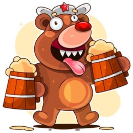 BEARED BEARS DRINKING BEER | Boomplay Music