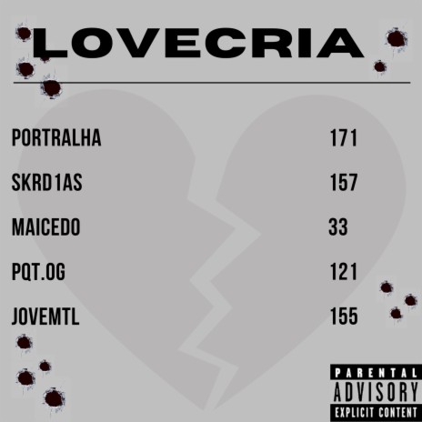 Lovecria ft. skrd1as, pqt.og, JovemTL & Maicedo | Boomplay Music