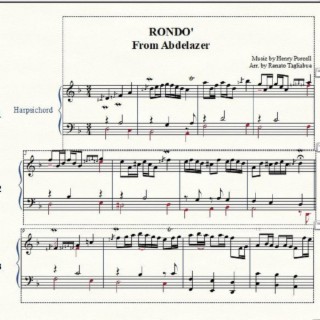 H. Parcell. RONDO' from Abdelazer. Arr. for Harpscord