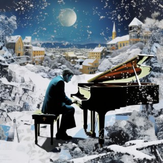 Blizzard Melodies: Jazz Piano Caress
