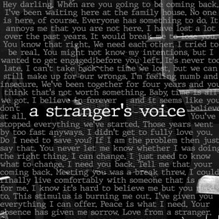 a stranger's voice