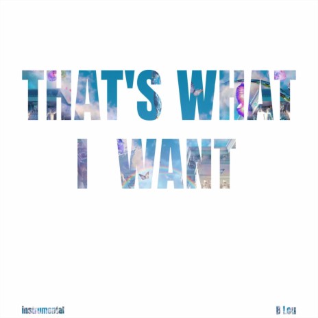 That's What I Want (Instrumental) | Boomplay Music