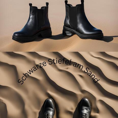 Schwarze Stiefel am Sand | Boomplay Music