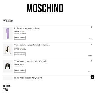 Moschino ft. Yvss lyrics | Boomplay Music