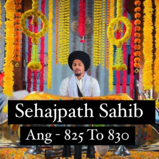 Sehajpath Sahib Ang 825 To 830