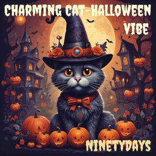 Charming Cat Halloween Vibe