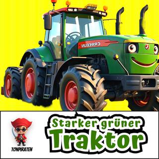 Starker grüner Traktor