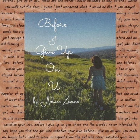 before i give up on you | Boomplay Music