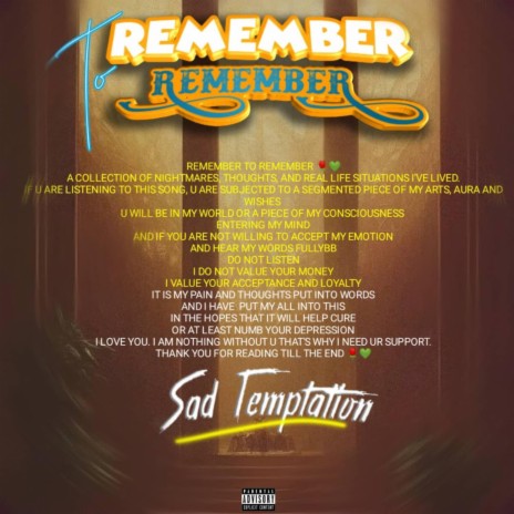 Remember to Remember | Boomplay Music
