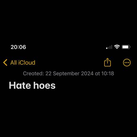 HATE HOES | Boomplay Music