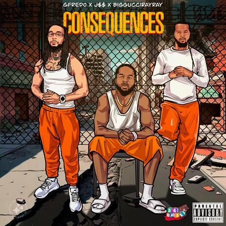 Consequences ft. J$$ & BiggucciRayRay | Boomplay Music