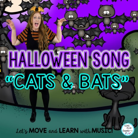 Cats and Bats (Childrens Halloween Song and Nursery Rhyme)