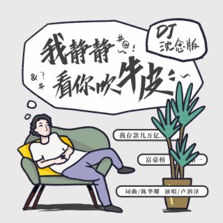 我静静的看着你吹牛皮（DJ沈念版） ft. DJ沈念 lyrics | Boomplay Music