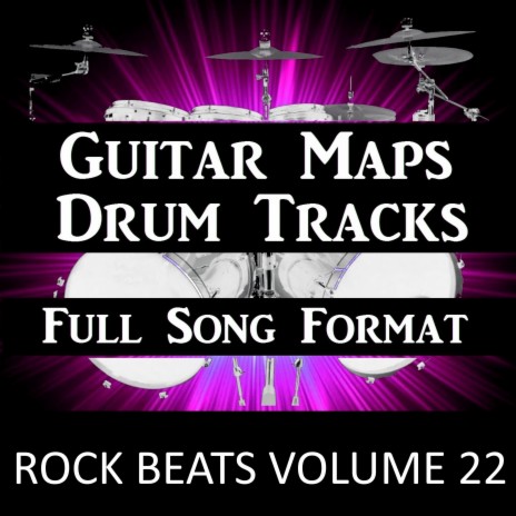 Strength Rock Drum Track 65 BPM Drum Beats for Bass Guitar