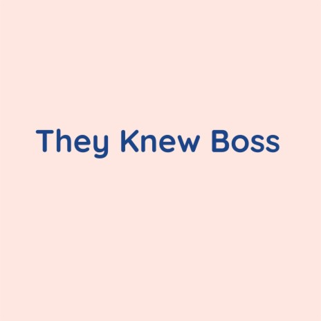 They New Boss | Boomplay Music