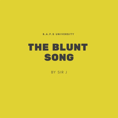 The Blunt Song | Boomplay Music