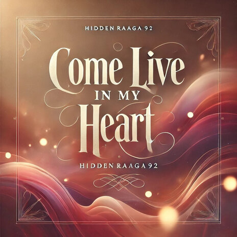 Come Live in My Heart - Male (Afrobeats)