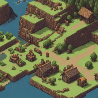 8-Bit Adventures in a Pixel Town