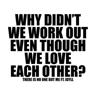 WHY DIDN'T WE WORK OUT EVEN THOUGH WE LOVE EACH OTHER?