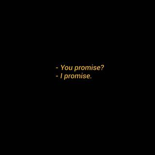 i promise