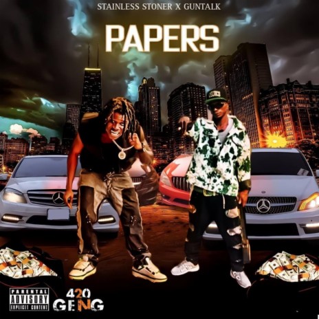 PAPERS ft. Guntalk | Boomplay Music