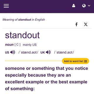 STANDOUT lyrics | Boomplay Music