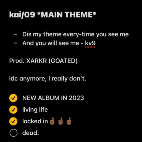 kai/09 (Main Theme)