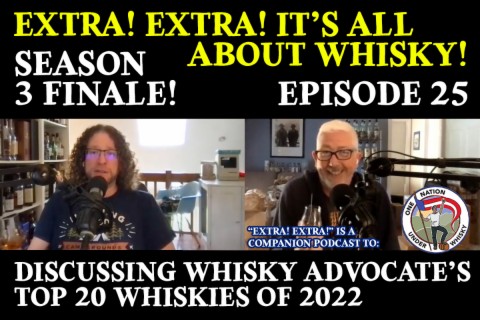Extra! Extra! S3E25 -- Season 3 Finale, discussing Whisky Advocate’s Top 20 Whiskies of 2022