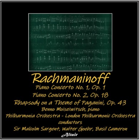 Rhapsody on a Theme of Paganin in a Minor, Op. 43 ft. Benno Moiseiwitsch