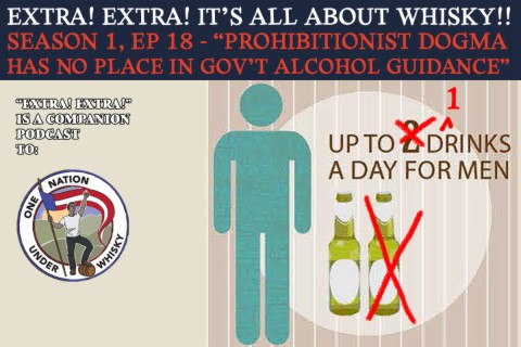 Extra! Extra! S1E18 -- Prohibitionist Dogma and Gov't Alcohol Guidance