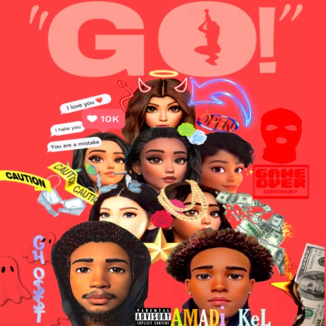 GO! ft. Gh0$$t | Boomplay Music