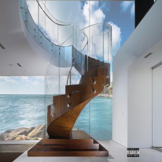 The Wooden Spiral Staircase in a Glass House